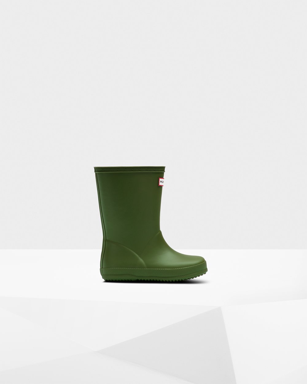 Kids Hunter Original First Classic | Rain Boots Green | NZ-24537-FICJ